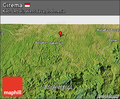 Satellite 3D Map of Cirema