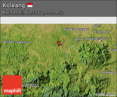 Satellite 3D Map of Koleang