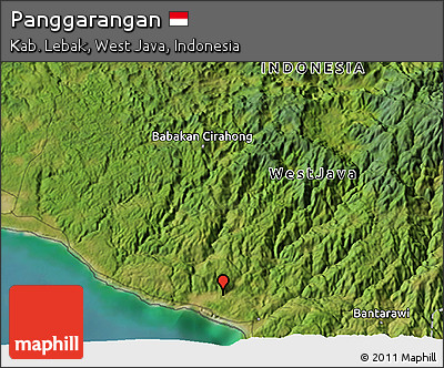 Satellite 3D Map of Panggarangan