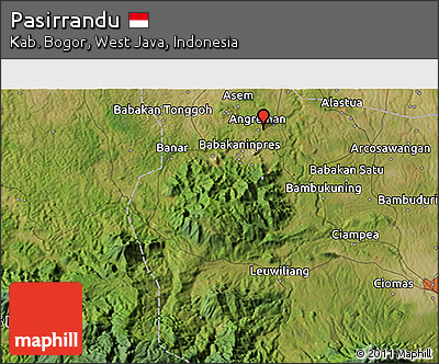 Satellite 3D Map of Pasirrandu