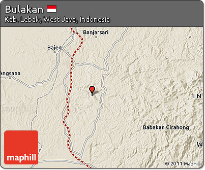 Shaded Relief 3D Map of Bulakan