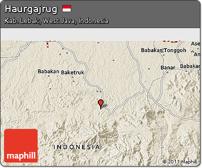 Shaded Relief 3D Map of Haurgajrug