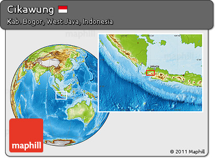 Physical Location Map of Cikawung