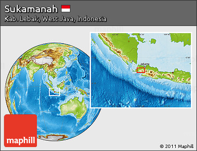 Physical Location Map of Sukamanah