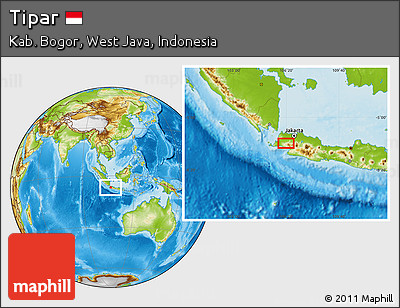 Physical Location Map of Tipar