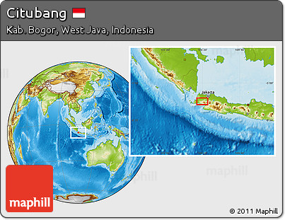 Physical Location Map of Citubang