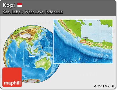 Physical Location Map of Kopi