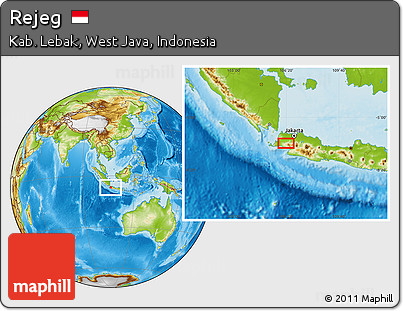 Physical Location Map of Rejeg