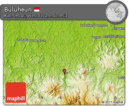 Physical Map of Buluheun