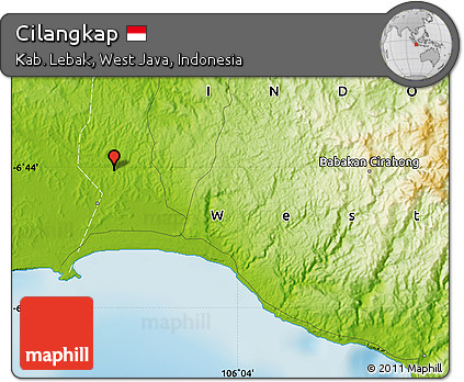 Physical Map of Cilangkap