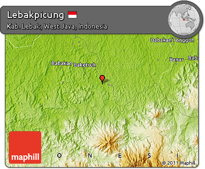 Physical Map of Lebakpicung