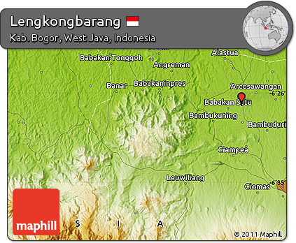 Physical Map of Lengkongbarang