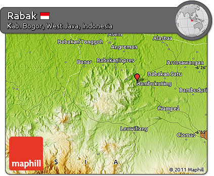 Physical Map of Rabak