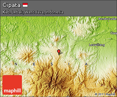 Physical Map of Cipata
