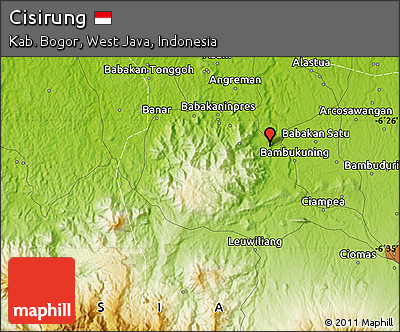Physical Map of Cisirung