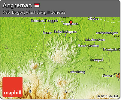 Physical Map of Angreman