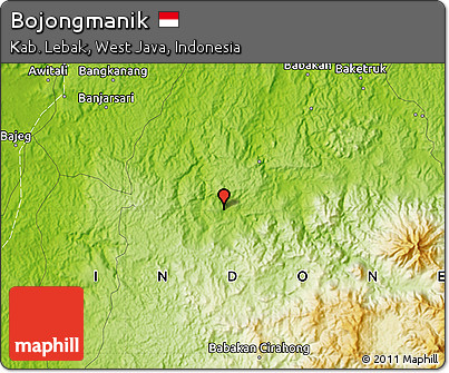 Physical Map of Bojongmanik