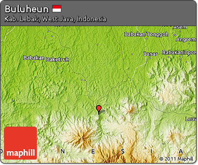Physical Map of Buluheun