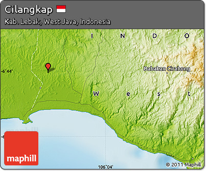 Physical Map of Cilangkap