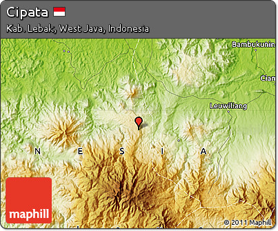 Physical Map of Cipata