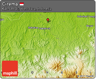 Physical Map of Cirema