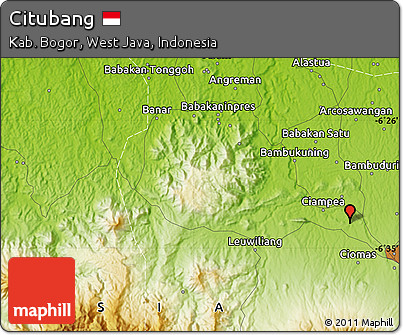 Physical Map of Citubang