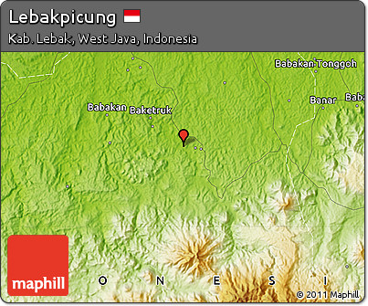Physical Map of Lebakpicung