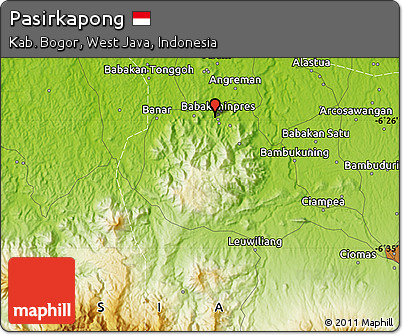 Physical Map of Pasirkapong
