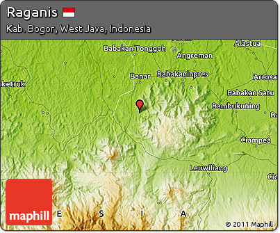 Physical Map of Raganis