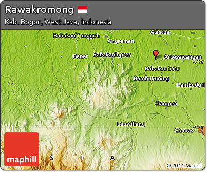 Physical Map of Rawakromong
