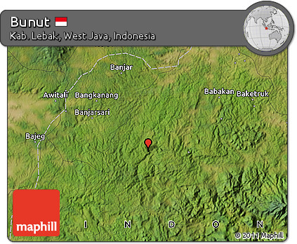 Satellite Map of Bunut