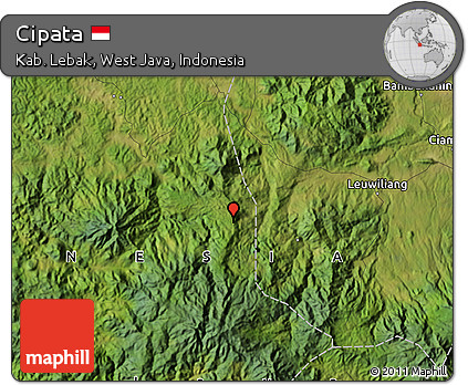 Satellite Map of Cipata