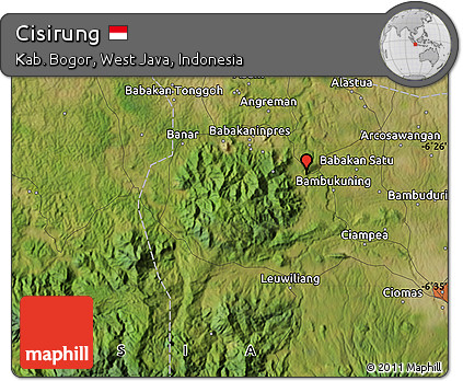 Satellite Map of Cisirung