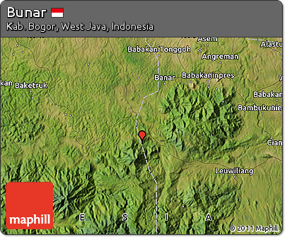 Satellite Map of Bunar
