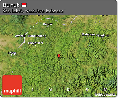 Satellite Map of Bunut