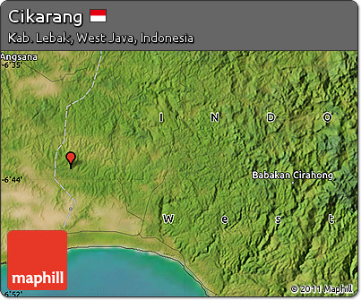 Satellite Map of Cikarang