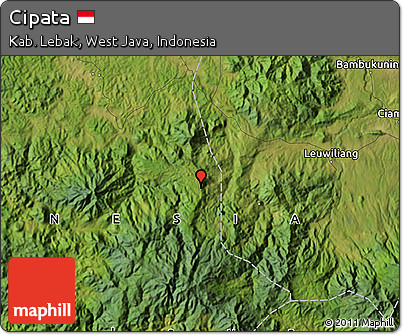 Satellite Map of Cipata