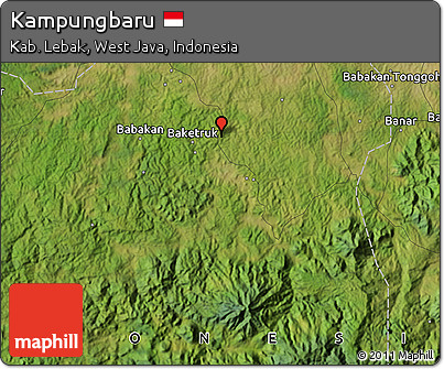 Satellite Map of Kampungbaru