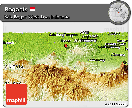 Physical Panoramic Map of Raganis