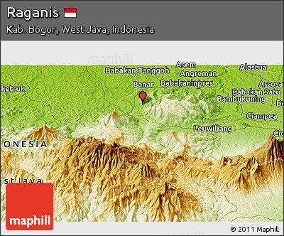 Physical Panoramic Map of Raganis