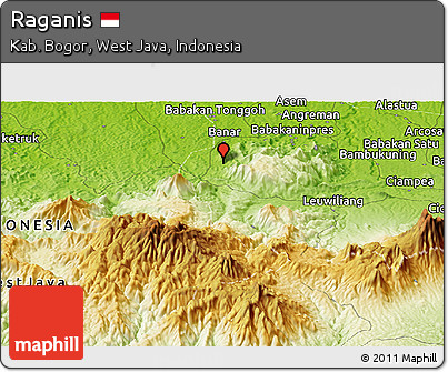 Physical Panoramic Map of Raganis