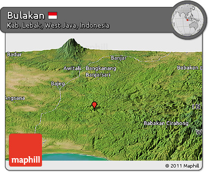 Satellite Panoramic Map of Bulakan