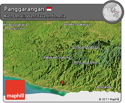 Satellite Panoramic Map of Panggarangan