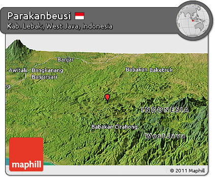 Satellite Panoramic Map of Parakanbeusi