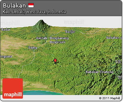 Satellite Panoramic Map of Bulakan