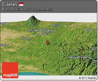 Satellite Panoramic Map of Cileles