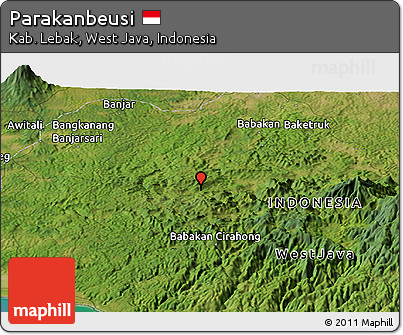 Satellite Panoramic Map of Parakanbeusi