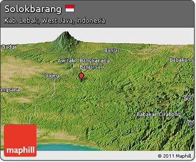 Satellite Panoramic Map of Solokbarang