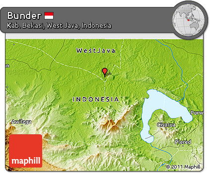 Physical 3D Map of Bunder