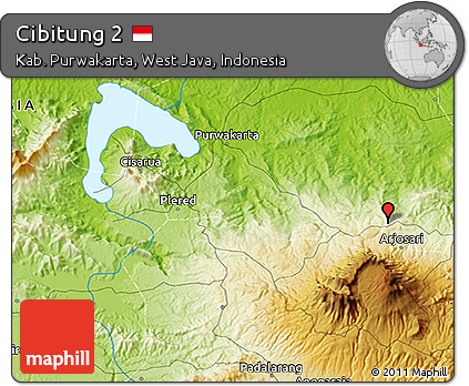 Physical 3D Map of Cibitung 2